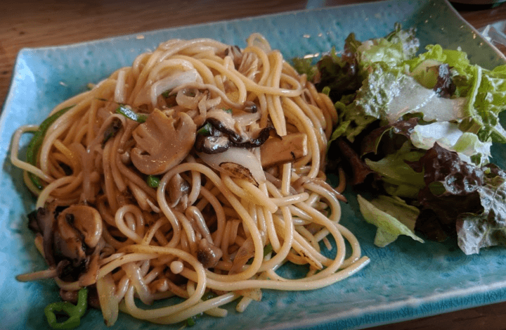 小川駅西口のカフェグリム館の料理2