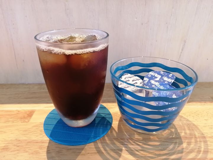 青梅街道駅にある幸道珈琲のアイスコーヒー