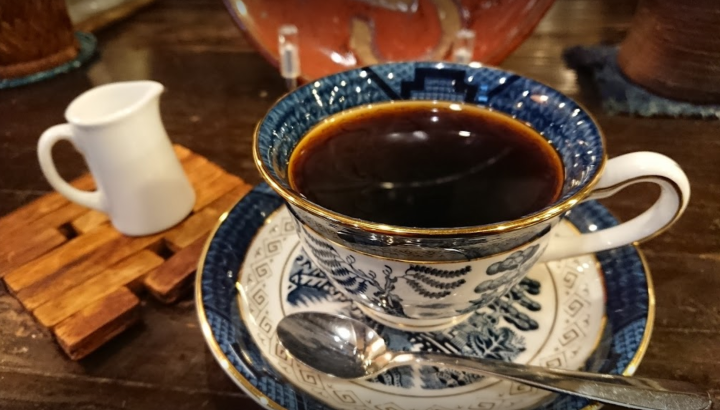 小平駅南口の永田珈琲のコーヒー1